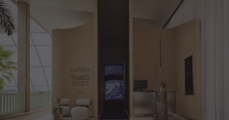 An image of the Immersive Horizon exhibit by White Mirror