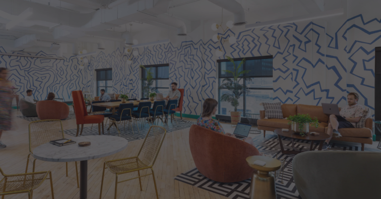 The entry and open floorplan of Cornett ad agency in Kentucky