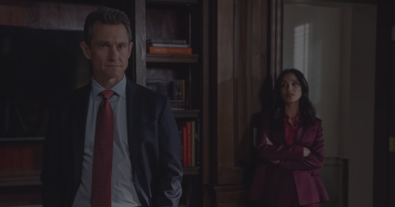 Hugh Dancy and Odelya Halevi in Law & Order