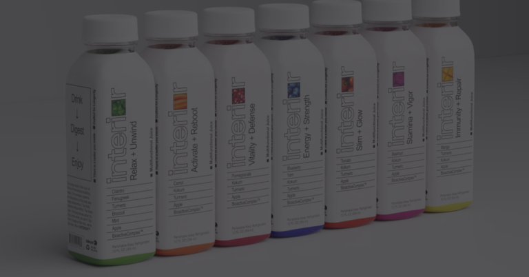 A line of interior beverages